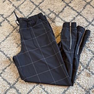 Albion Jetsetter Black Windowpane Pants
